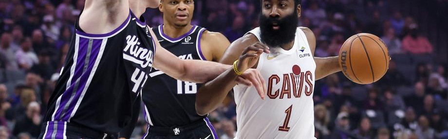 xingkong.com-哈登骑士首秀23+8米切尔35分 骑士险胜国王取三连胜